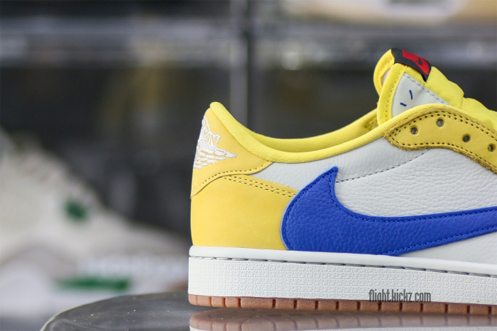 US Warehouse:Travis Scott x Air Jordan 1 Retro Low OG SP “Elkins/Canary Yellow”（A1）