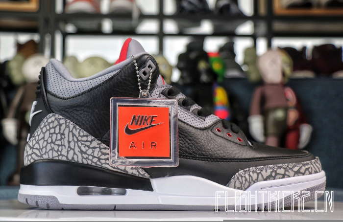 US Warehouse: Air Jordan 3 OG Black Cement 2018 (LN5 A1 batch)