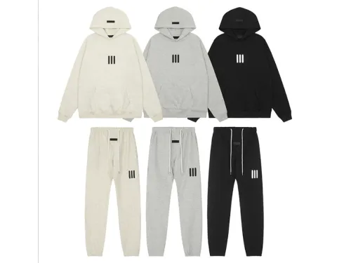 Fear Of God FOG ESSENTIALS Three- Stripes Hooded Sweatshirt