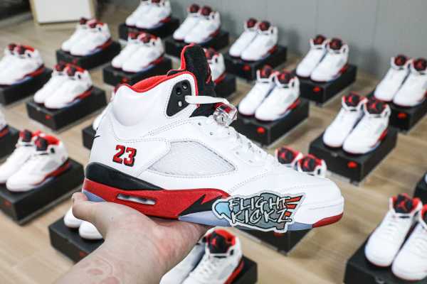Air Jordan 5 Fire Red Black Tongue 2025 （A1）
