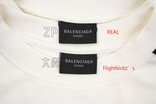 Balanciag@ Unity Sports Icon T-Shirt Oversized in faded black and white Tee