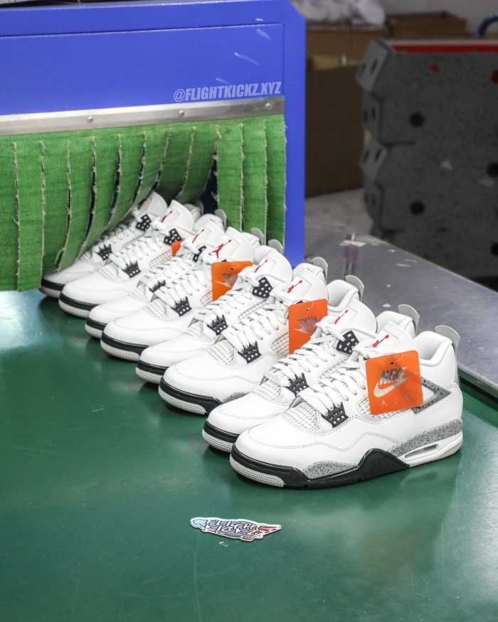 US Warehouse:Air Jordan 4 Retro OG 'White Cement' 2025 ( A1)