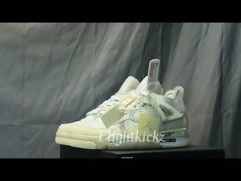 US Warehouse:Off White x Air Jordan 4 Sail 2020 ( A1)