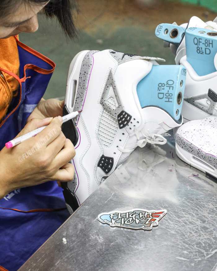 US Warehouse:Air Jordan 4 Retro OG 'White Cement' 2025 ( A1)