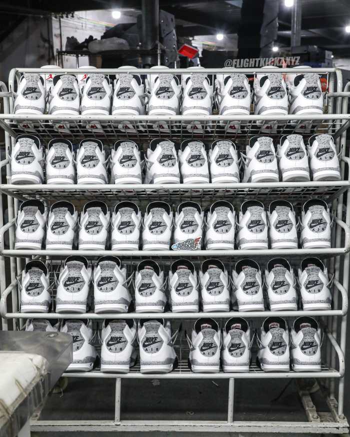 US Warehouse:Air Jordan 4 Retro OG 'White Cement' 2025 ( A1)