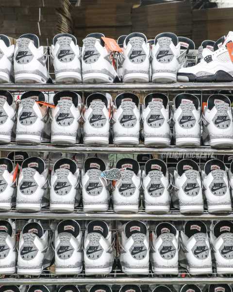 US Warehouse:Air Jordan 4 Retro OG 'White Cement' 2025 ( A1)