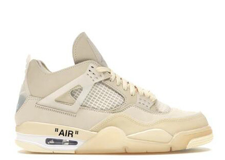 US Warehouse:Off White x Air Jordan 4 Sail 2020 ( A1)