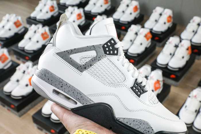 US Warehouse:Air Jordan 4 Retro OG 'White Cement' 2025 ( A1)