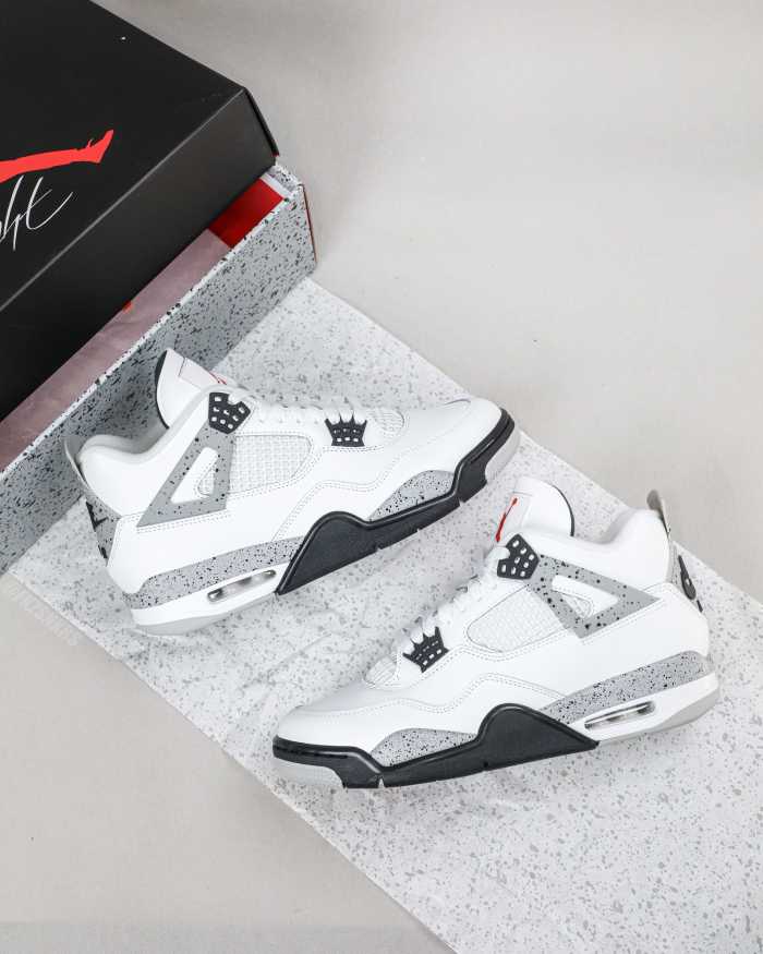 US Warehouse:Air Jordan 4 Retro OG 'White Cement' 2025 ( A1)