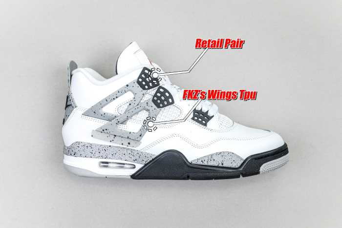 US Warehouse:Air Jordan 4 Retro OG 'White Cement' 2025 ( A1)