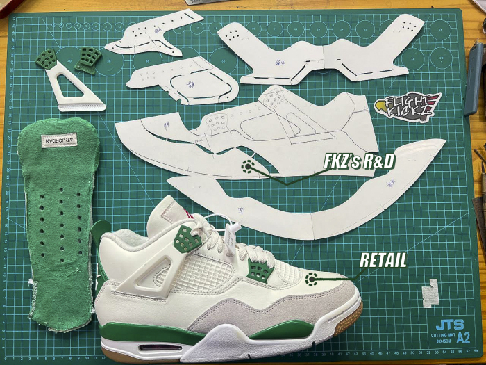 US Warehouse: Nike SB x Air Jordan 4 “Pine Green” 2023 ( A1)