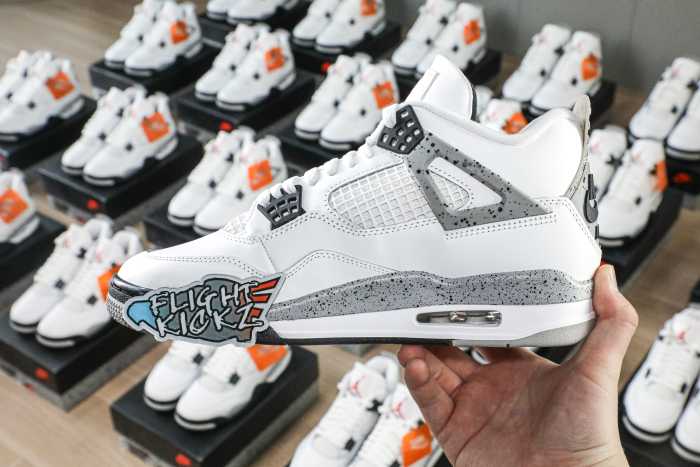 US Warehouse:Air Jordan 4 Retro OG 'White Cement' 2025 ( A1)