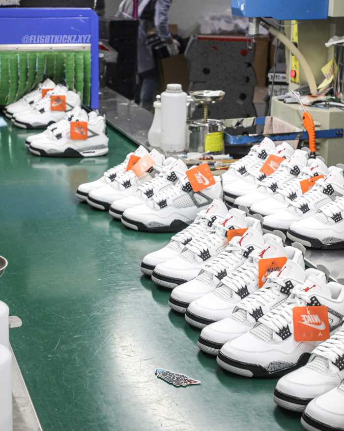 US Warehouse:Air Jordan 4 Retro OG 'White Cement' 2025 ( A1)