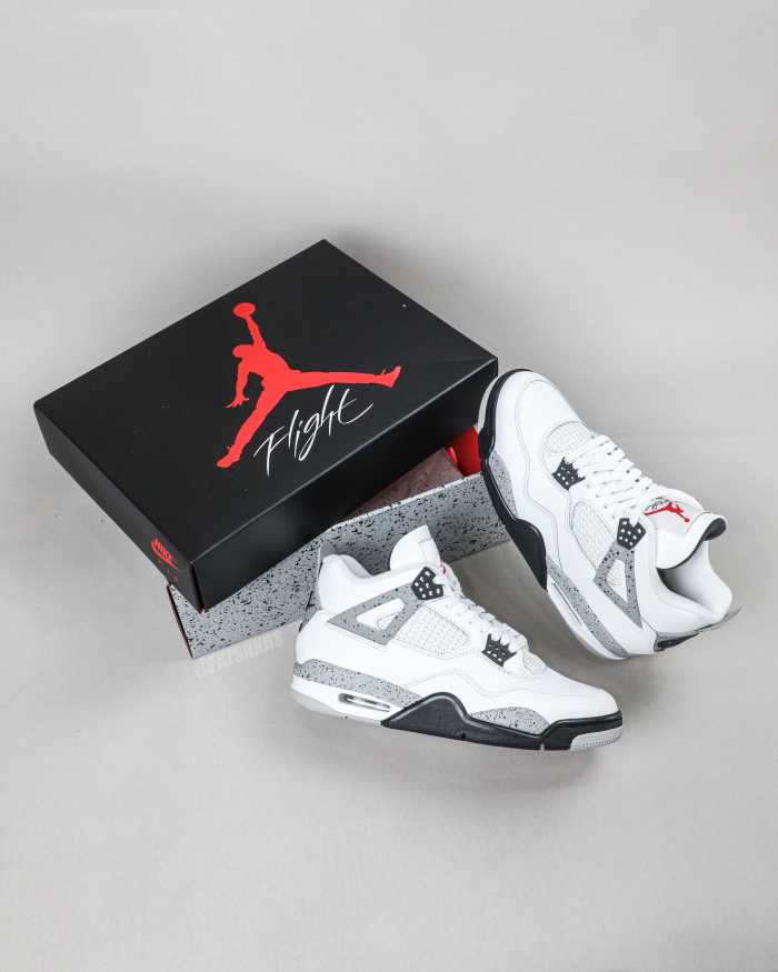 US Warehouse:Air Jordan 4 Retro OG 'White Cement' 2025 ( A1)
