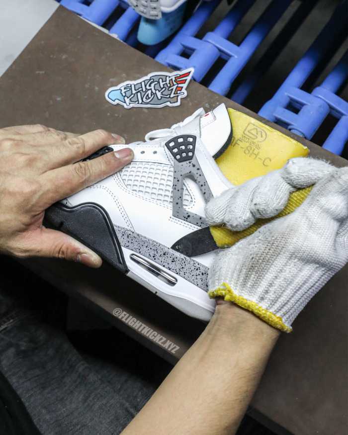 US Warehouse:Air Jordan 4 Retro OG 'White Cement' 2025 ( A1)