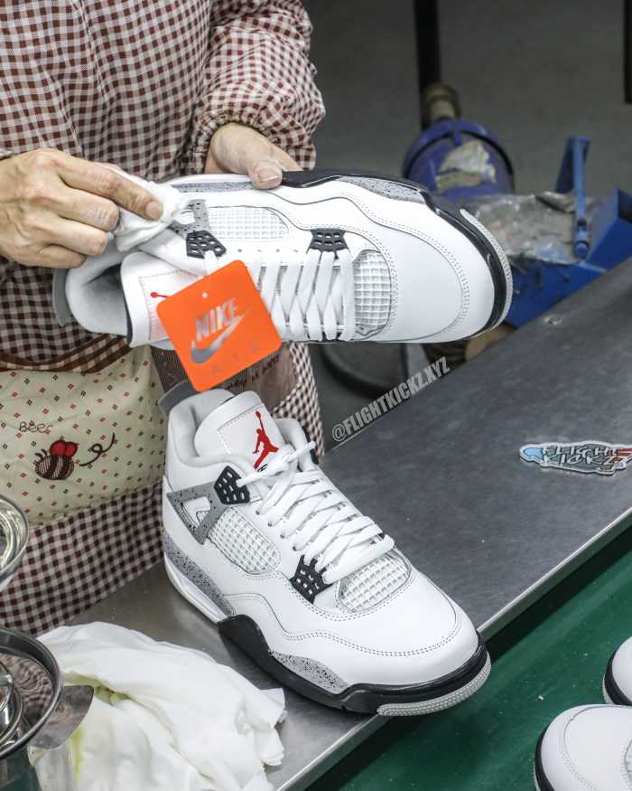 US Warehouse:Air Jordan 4 Retro OG 'White Cement' 2025 ( A1)
