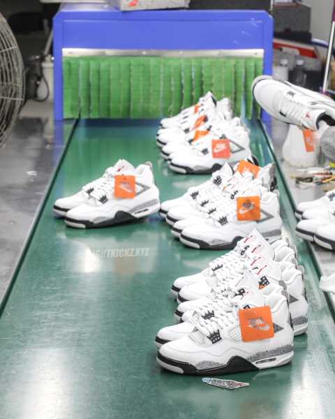 US Warehouse:Air Jordan 4 Retro OG 'White Cement' 2025 ( A1)