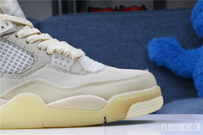 US Warehouse:Off White x Air Jordan 4 Sail 2020 ( A1)