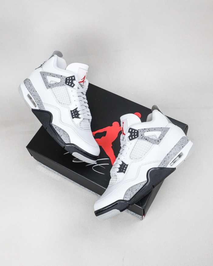 US Warehouse:Air Jordan 4 Retro OG 'White Cement' 2025 ( A1)