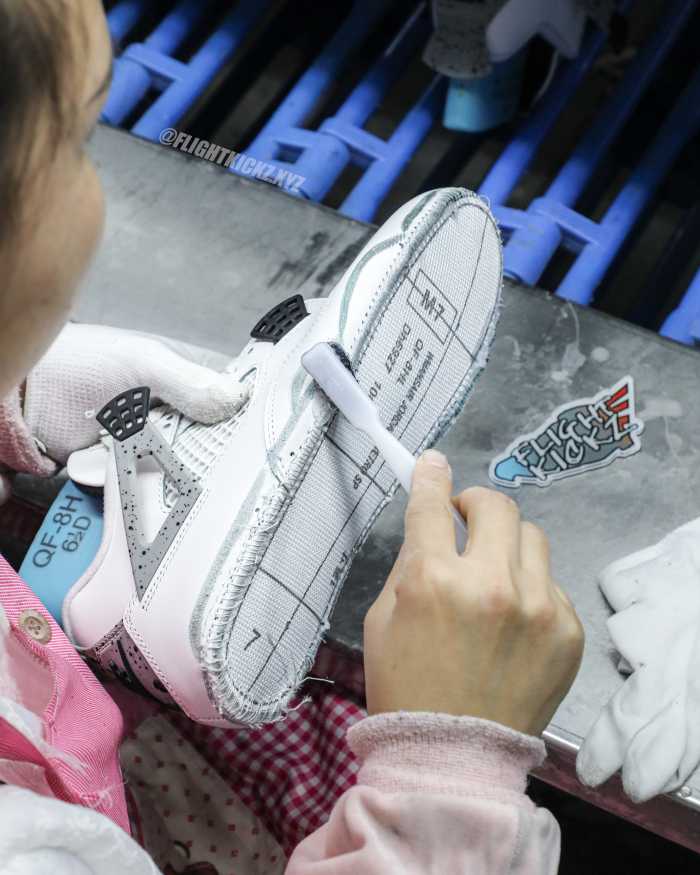 US Warehouse:Air Jordan 4 Retro OG 'White Cement' 2025 ( A1)