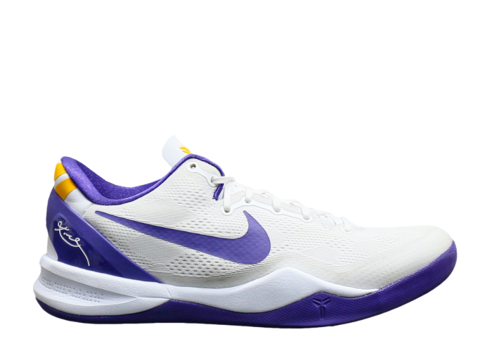 Nike Kobe 8 Protro “LSU White” PE (A1)