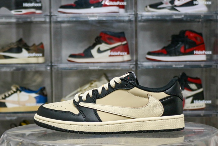 Travis Scott x Air Jordan 1 Retro Low OG Pale Vanilla  Custom