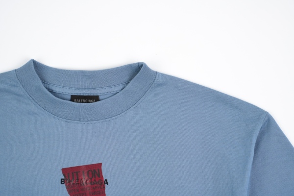 Balanciag@ Embroidery Adhesive Tee