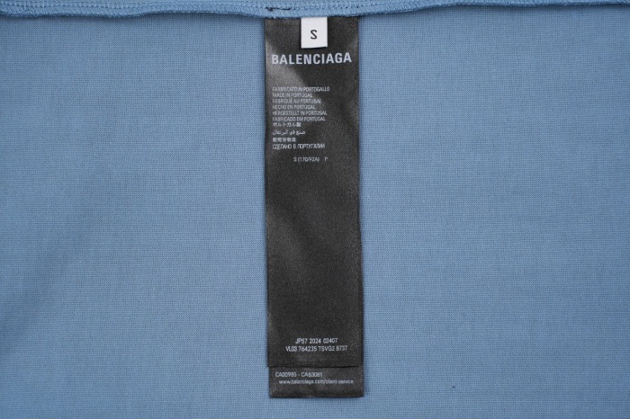 Balanciag@ Embroidery Adhesive Tee