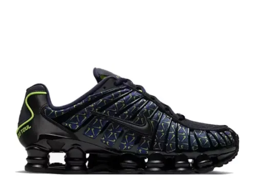 Nike Shox TL Mini Swoosh Obsidian Black Volt