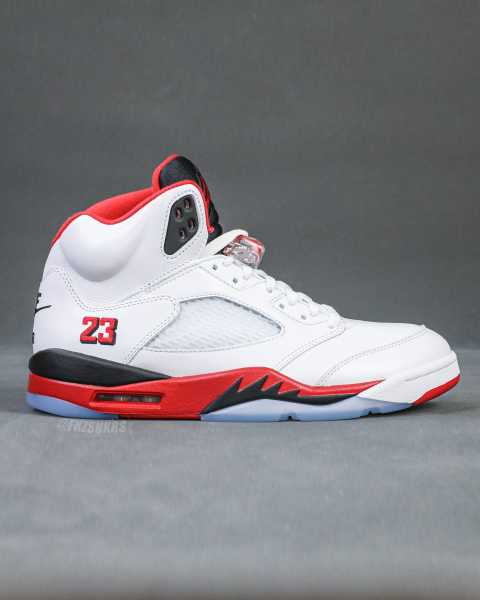 Air Jordan 5 Fire Red Black Tongue 2025 （A1）