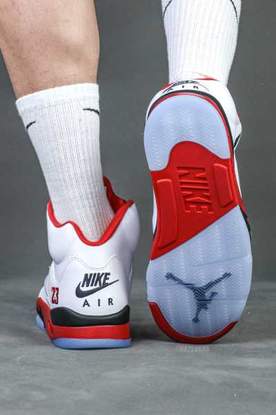 Air Jordan 5 Fire Red Black Tongue 2025 （A1）