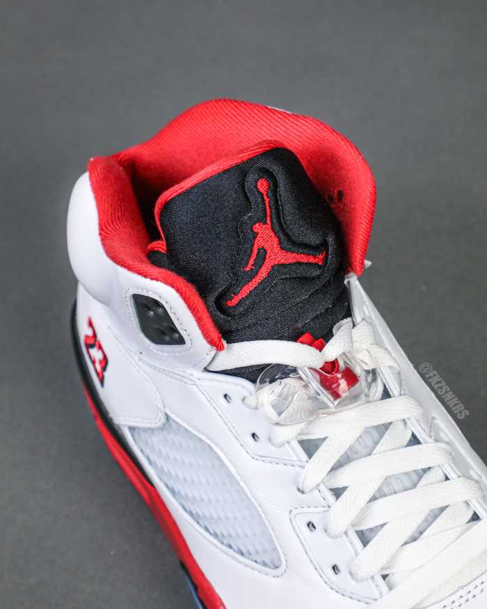 Air Jordan 5 Fire Red Black Tongue 2025 （A1）