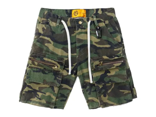 God Speed Cargo Denim Shorts