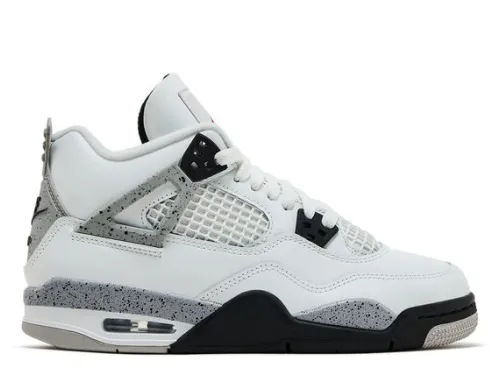 Jordan 4 Retro OG GS White Cement 2025 ( Ln5 A1 )
