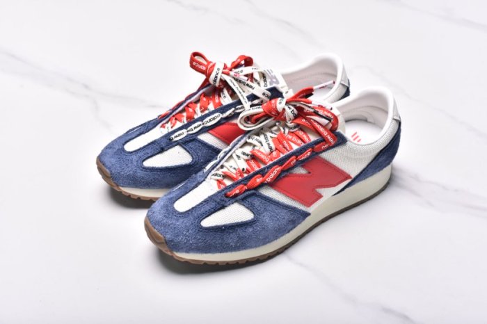 New Balance 471 Navy Linen True Red