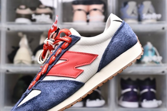 New Balance 471 Navy Linen True Red