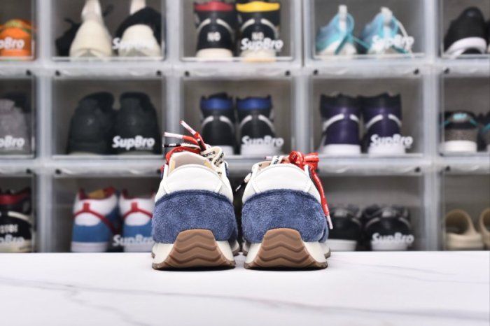 New Balance 471 Navy Linen True Red