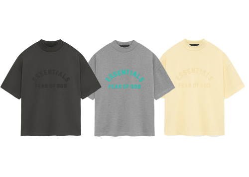 FOG  Essentials 2025 Spring Summer Crew Neck Short Sleeve T-Shirt