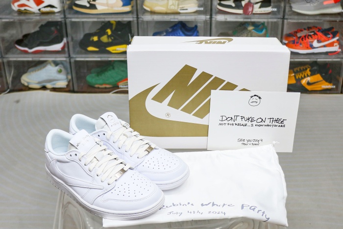 Travis Scott x Air  Jordan 1 Retro Low OG SP Michael Rubin White Party (Friends and Family)