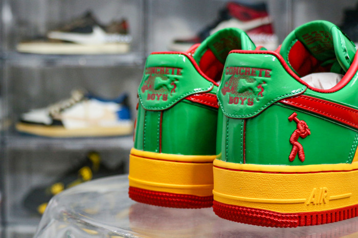 Lil Yachty X Air Force 1 Low Concrete Boys Lucky Green