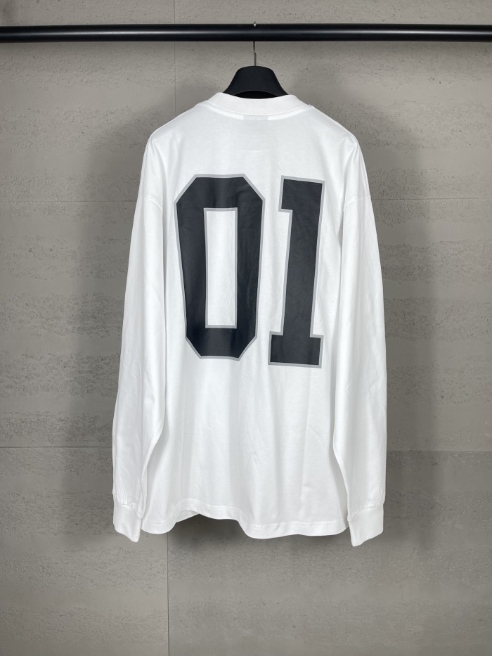 Balanciag@ Jersey Long Sleeves Tee 2025