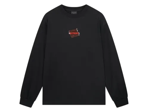 Balanciag@ Tape Logo long-sleeve shirt. 2025