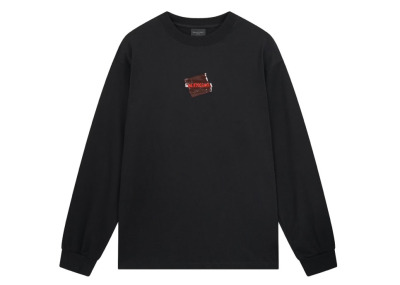 Balanciag@ Tape Logo long-sleeve shirt. 2025