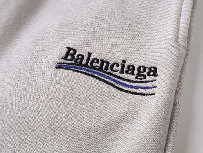 Blanciag@ Classic Wave Logo Shorts