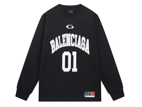 Balanciag@ Jersey Long Sleeves Tee 2025
