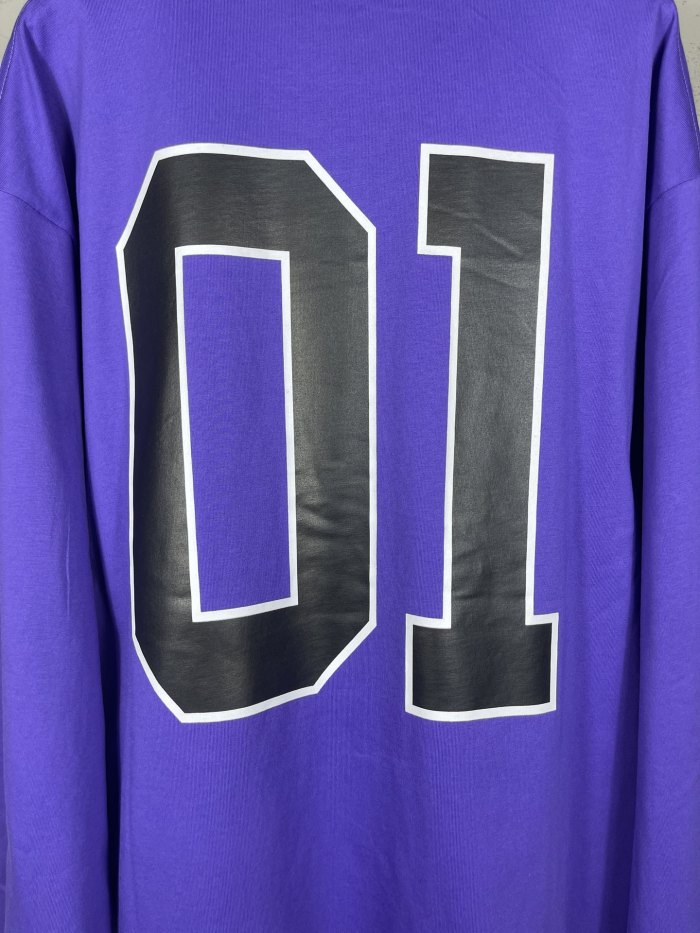 Balanciag@ Jersey Long Sleeves Tee 2025