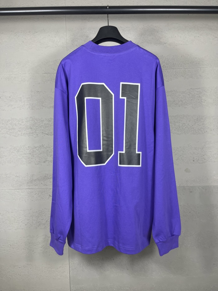 Balanciag@ Jersey Long Sleeves Tee 2025