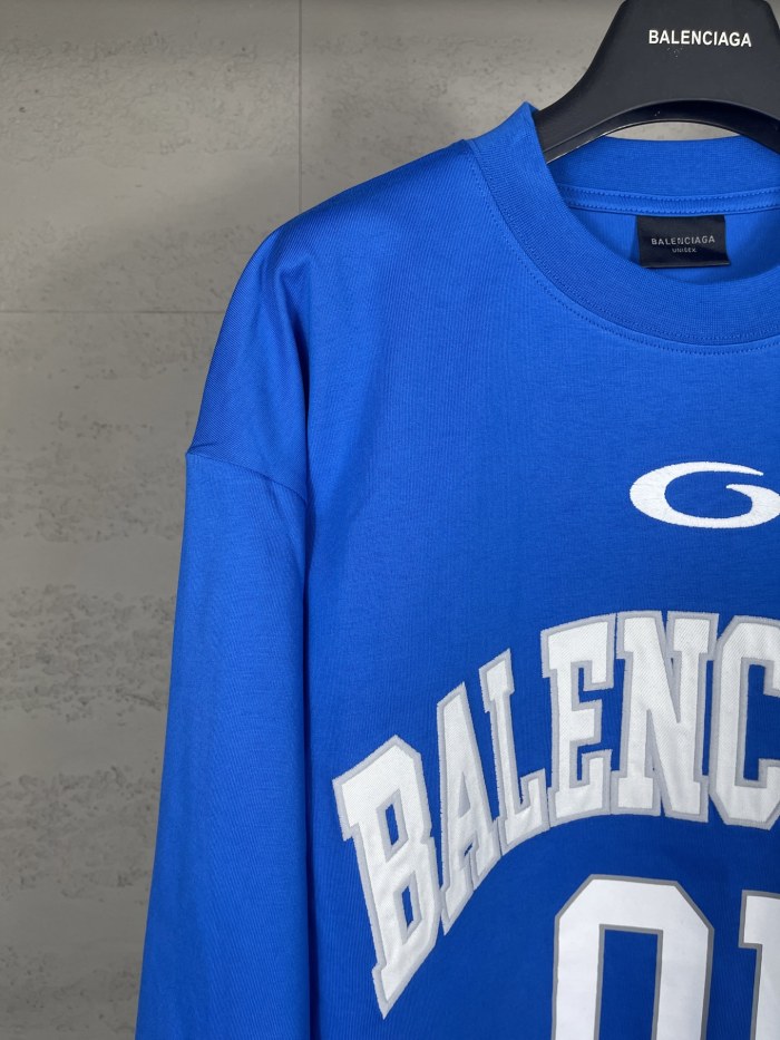 Balanciag@ Jersey Long Sleeves Tee 2025