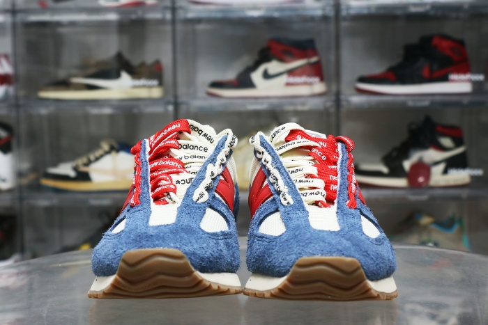 New Balance 471 Navy Linen True Red