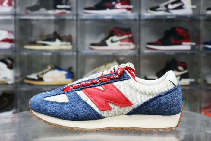 New Balance 471 Navy Linen True Red
